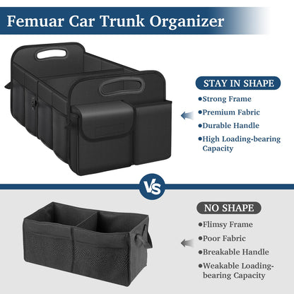 Femuar Collapsible Car Storage Organizer for SUV & Sedan