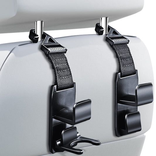 Heroway Purse & Grocery Car Seat Hooks – 4 Pack