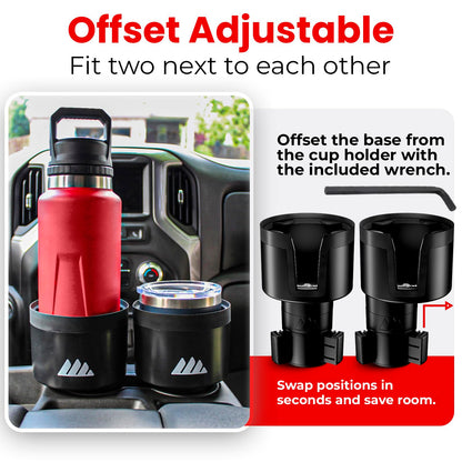 Integral Car Cup Holder Adapter for Yeti & Hydro Flask