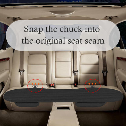 Universal Rear Bench Seat Cover with Storage Pockets