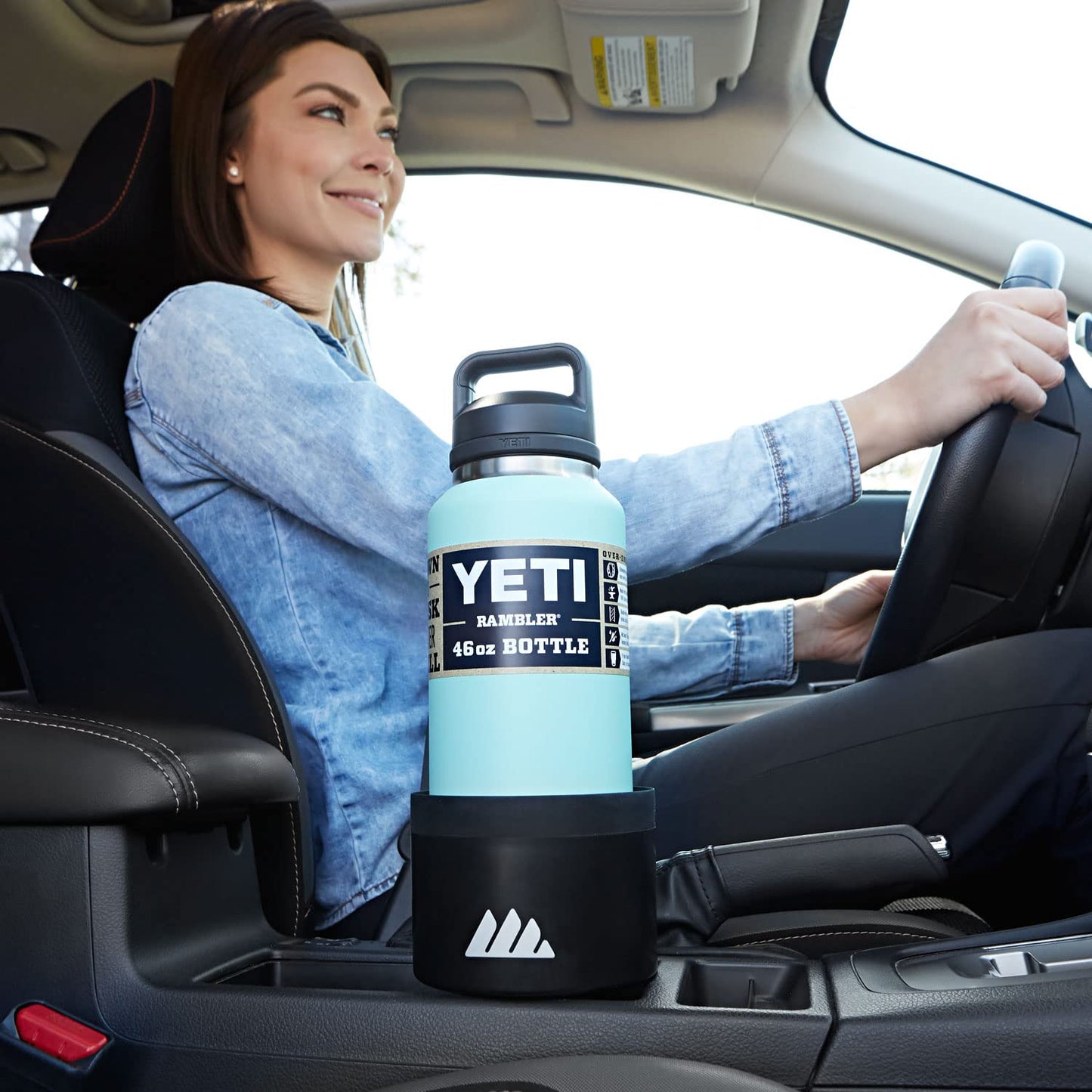 Integral Car Cup Holder Adapter for Yeti & Hydro Flask