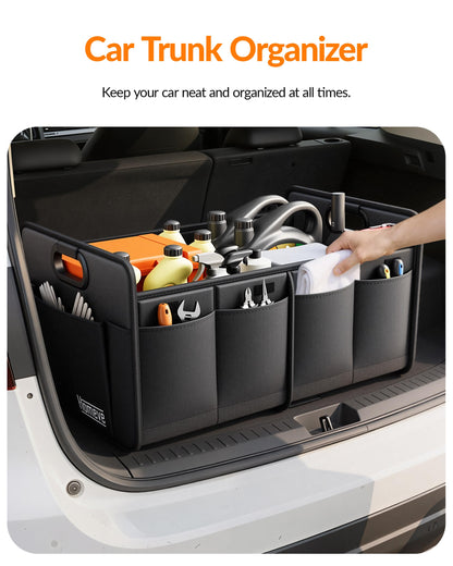 Homeve Collapsible Car Storage Organizer with Handles