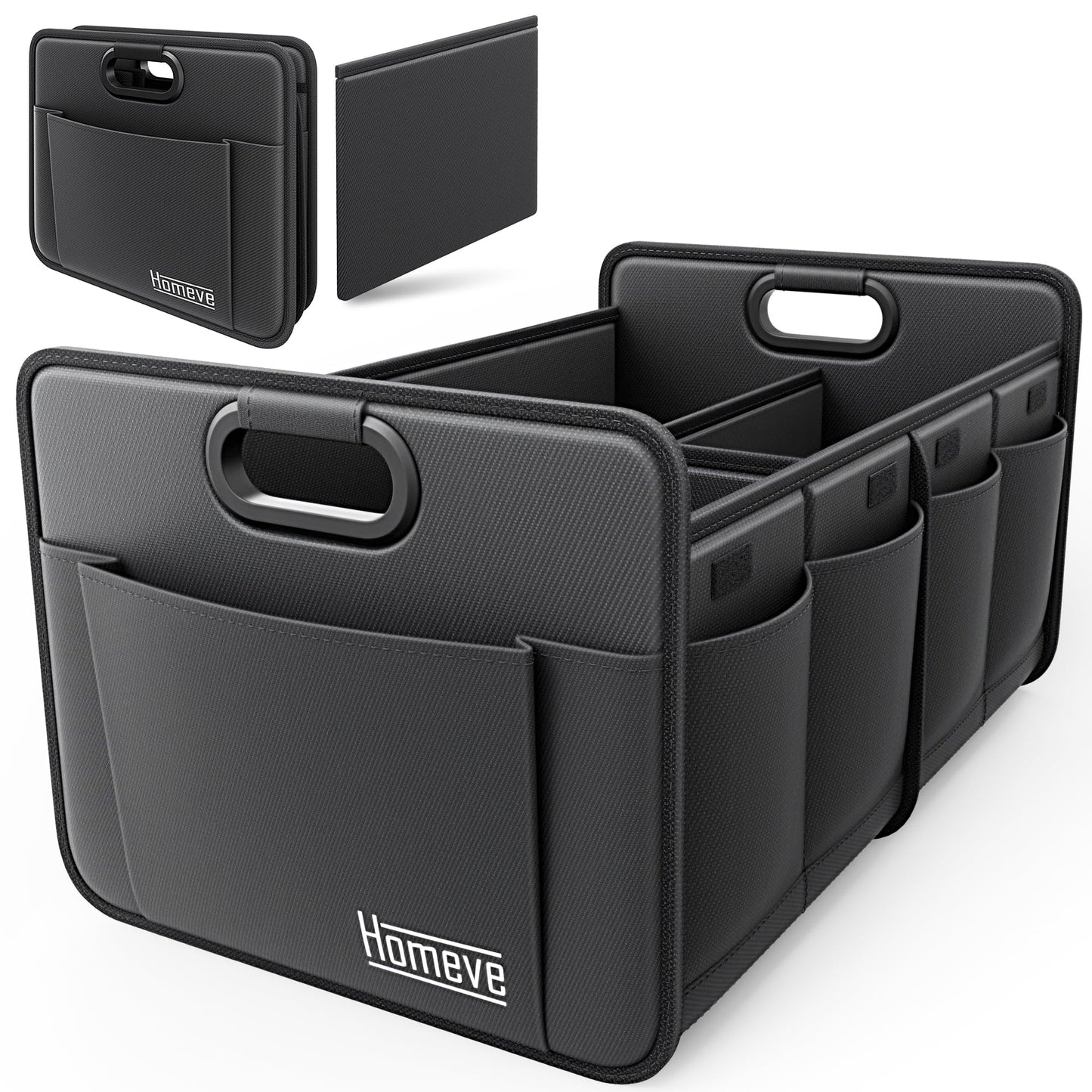 Homeve Collapsible Car Storage Organizer with Handles